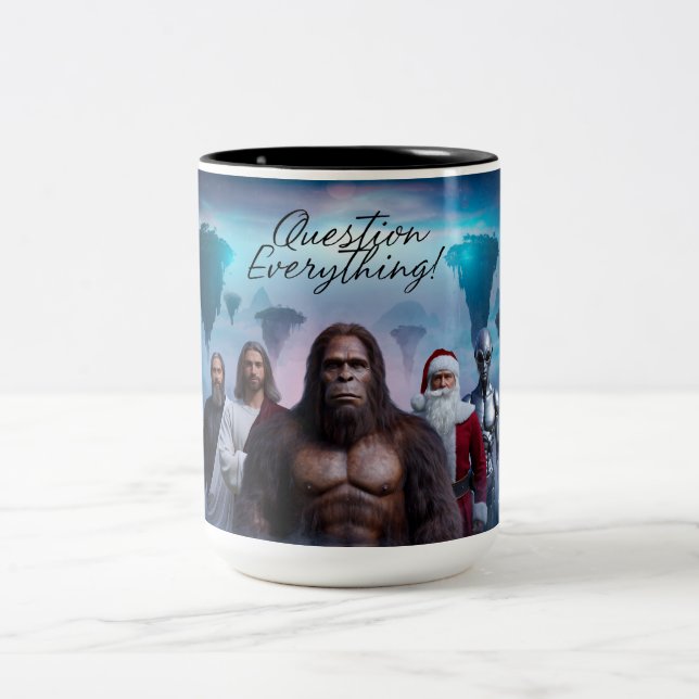 Question Everything Coffee Mug (Center)