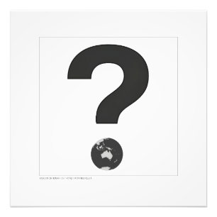 QUESTION MARK 03  PHOTO PRINT
