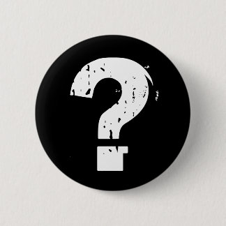 Question Mark Button on Black