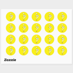 Question Mark Character Sticker