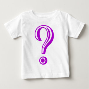 Question Mark Chiseled Baby T-Shirt
