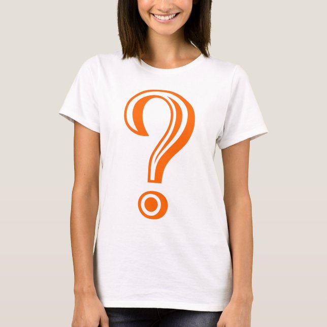 Question Mark Chiseled T-Shirt (Front)