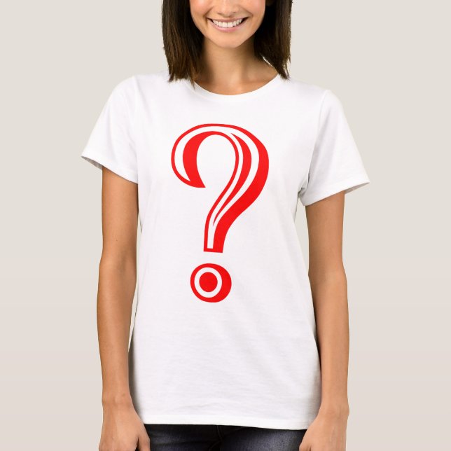 Question Mark Chiseled T-Shirt (Front)