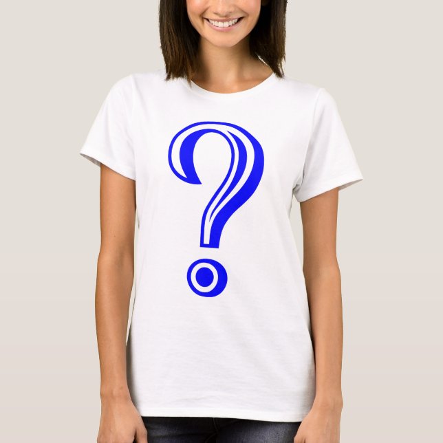 Question Mark Chiseled T-Shirt (Front)