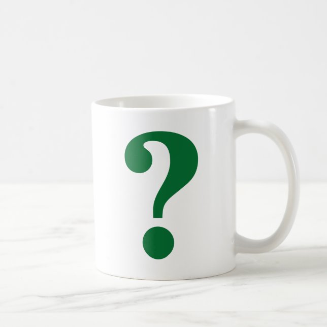 Question Mark Coffee Mug (Right)