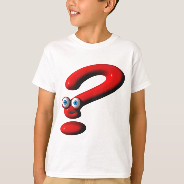 Question Mark Face T-Shirt (Front)
