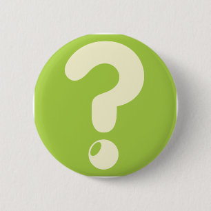 Question Mark Icon 6 Cm Round Badge