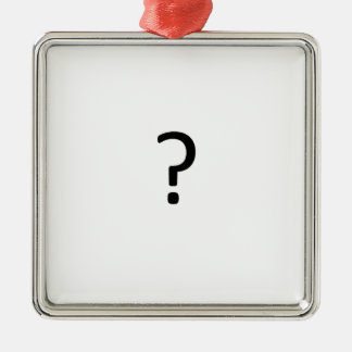 Question Mark Metal Tree Decoration