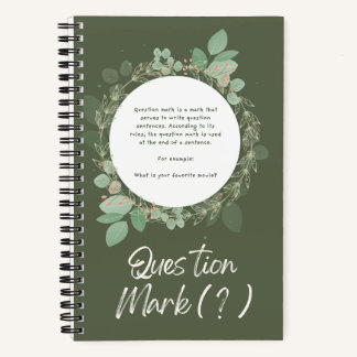 Question Mark Notebook