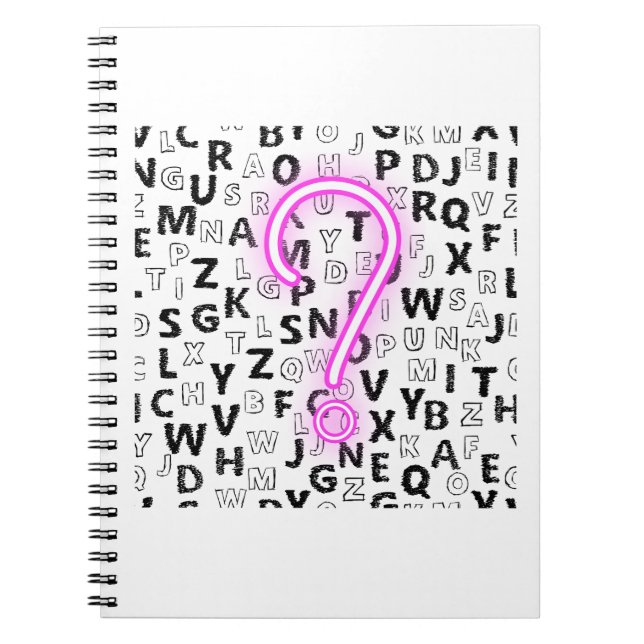 question mark notebook (Front)