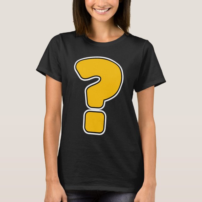 Question Mark Punctuation Fan T-Shirt (Front)