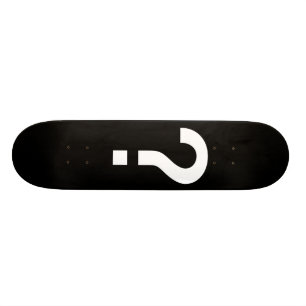question mark skateboard