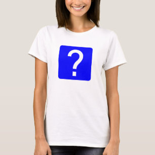 Question Mark Square Panel T-Shirt