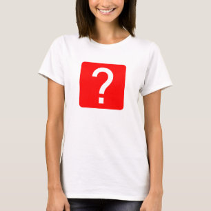 Question Mark Square Panel T-Shirt