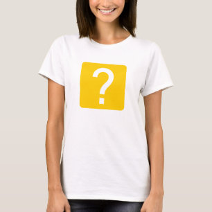 Question Mark Square Panel T-Shirt