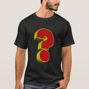 Question Mark T-Shirt 3D