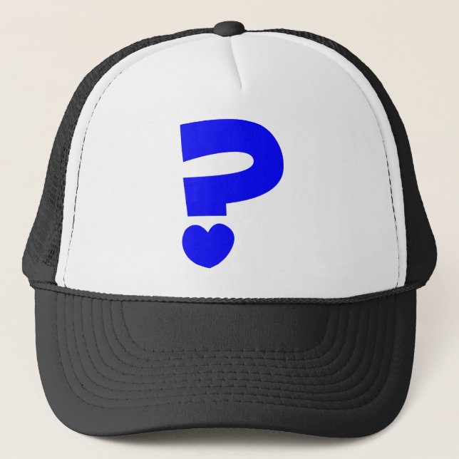 Question Mark Trucker Hat (Front)