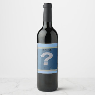 Question Mark Wine Label