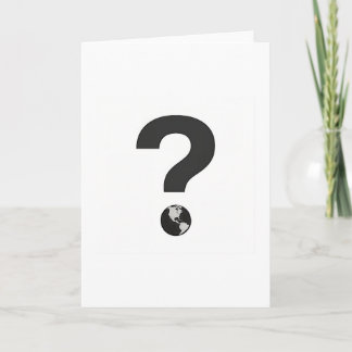 QUESTION MARKK  CARD