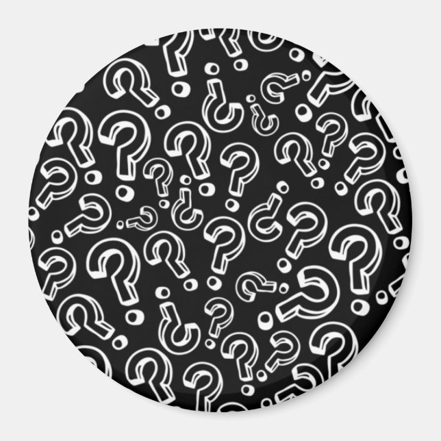 Question Marks Magnet (Front)