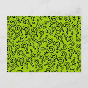 Question Marks Postcard