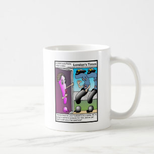 Question Police Funny Cartoon Gifts & Tees Coffee Mug
