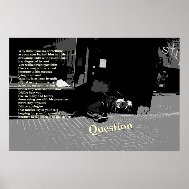 Question Poster (Front)
