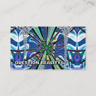 QUESTION REALITY (You may change the words) Business Card