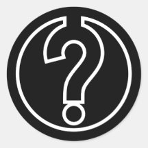 Question Symbol in black circle