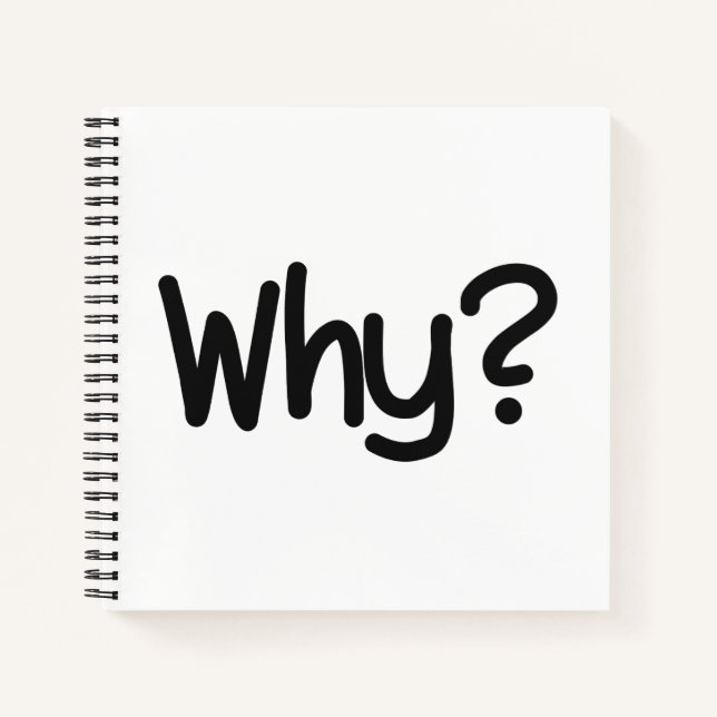 Question your self Why Notebook (Front)