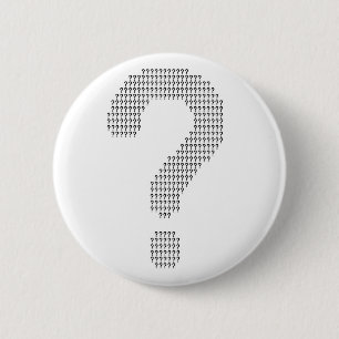 Questioning 6 Cm Round Badge