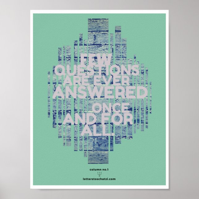 Questions Poster (Front)