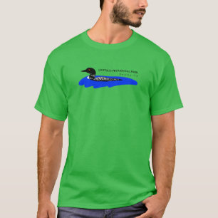 Quetico Loon Print Graphic Oversized T-Shirt
