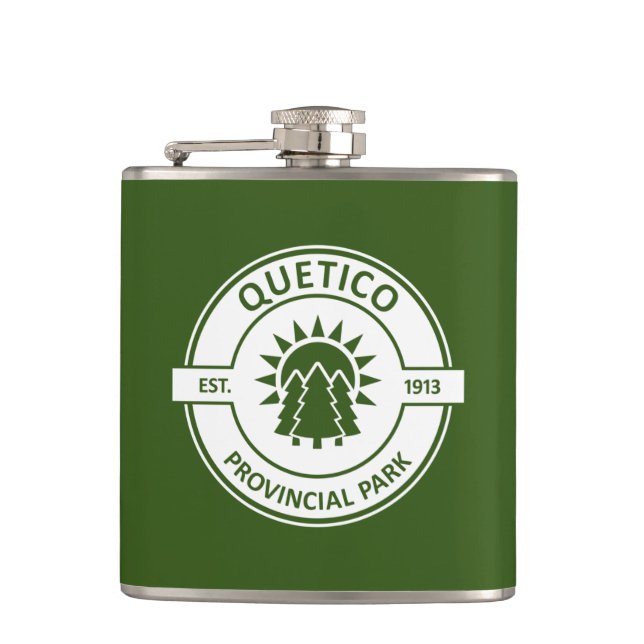 Quetico Provincial Park Hip Flask (Front)