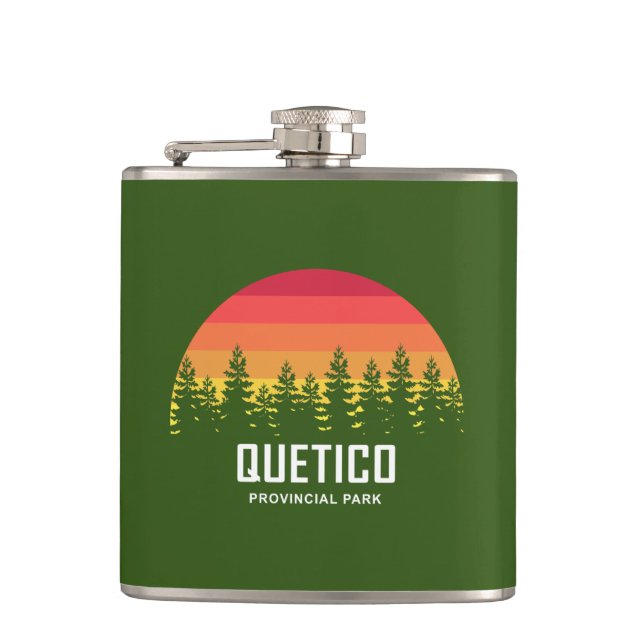 Quetico Provincial Park Hip Flask (Front)