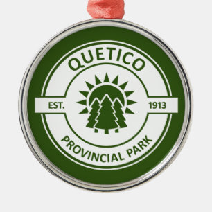 Quetico Provincial Park Metal Tree Decoration