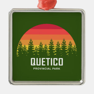 Quetico Provincial Park Metal Tree Decoration