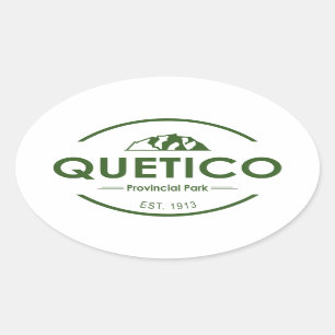 Quetico Provincial Park Oval Sticker