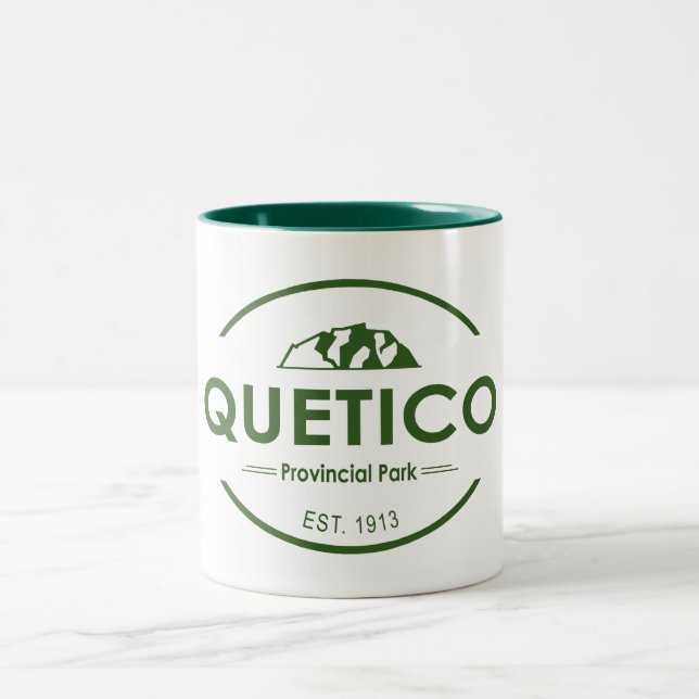 Quetico Provincial Park Two-Tone Coffee Mug (Center)