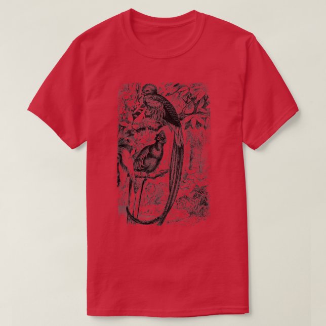 Quetzal Birds Print  T-Shirt (Design Front)