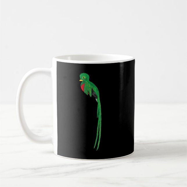 Quetzal Guatemala Chapin Antigua Guate Tikal Peten Coffee Mug (Left)
