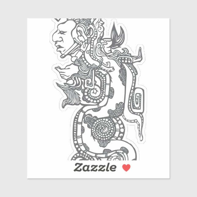 Quetzalcoatl Aztec Art (Sheet)