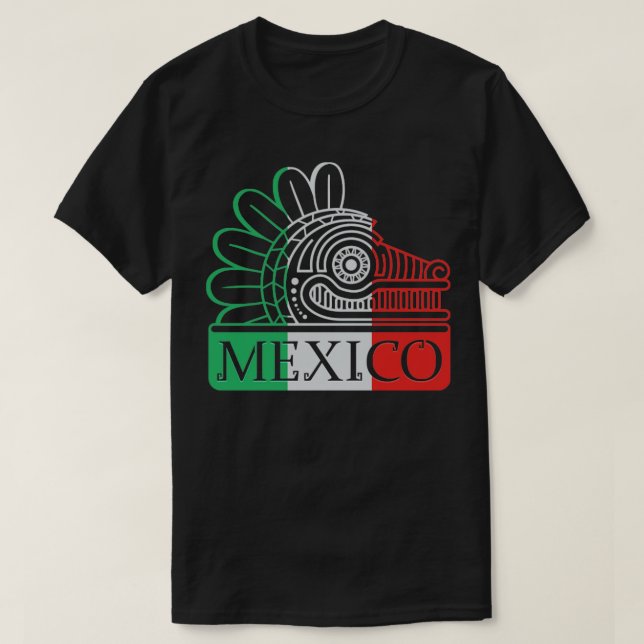 Quetzalcoatl Aztec Feathered Serpent Mayan Inca Me T-Shirt (Design Front)