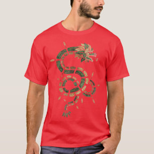 Quetzalcoatl Aztec Feathered Serpent Mayan Inca To T-Shirt