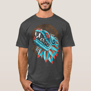 Quetzalcoatl Aztec Feathered Serpent Mayan Inca To T-Shirt