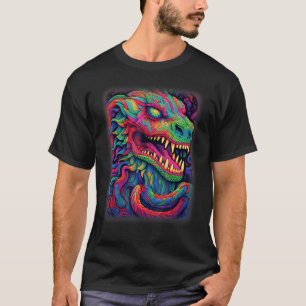 Quetzalcoatl Aztec God Feathered Serpent Kukulkan  T-Shirt