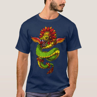 Quetzalcoatl Aztec God T-Shirt