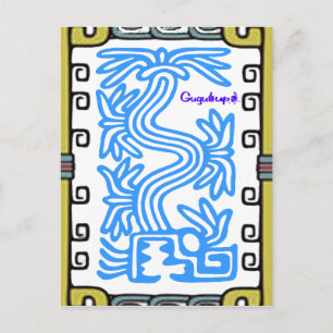 QUETZALCOATL AZTEC MAYA 07 CUSTOMIZABLE PRODUCTS POSTCARD