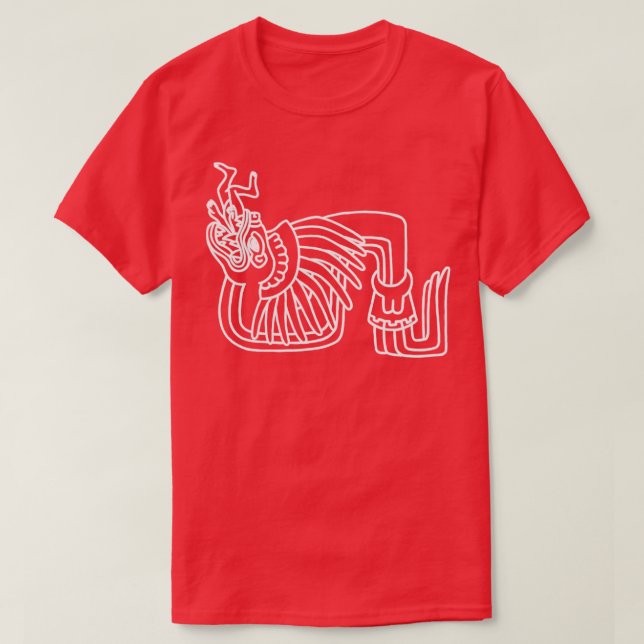 Quetzalcoatl Aztec Mayan Feathered Serpent Toltec  T-Shirt (Design Front)