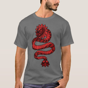 Quetzalcoatl Aztec Mayan Feathered Serpent Toltec T-Shirt